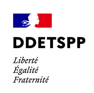 Logo de la DDETSPP - Direction Départementale de l'Emploi, du Travail, des Solidarités et de la Protection des Populations