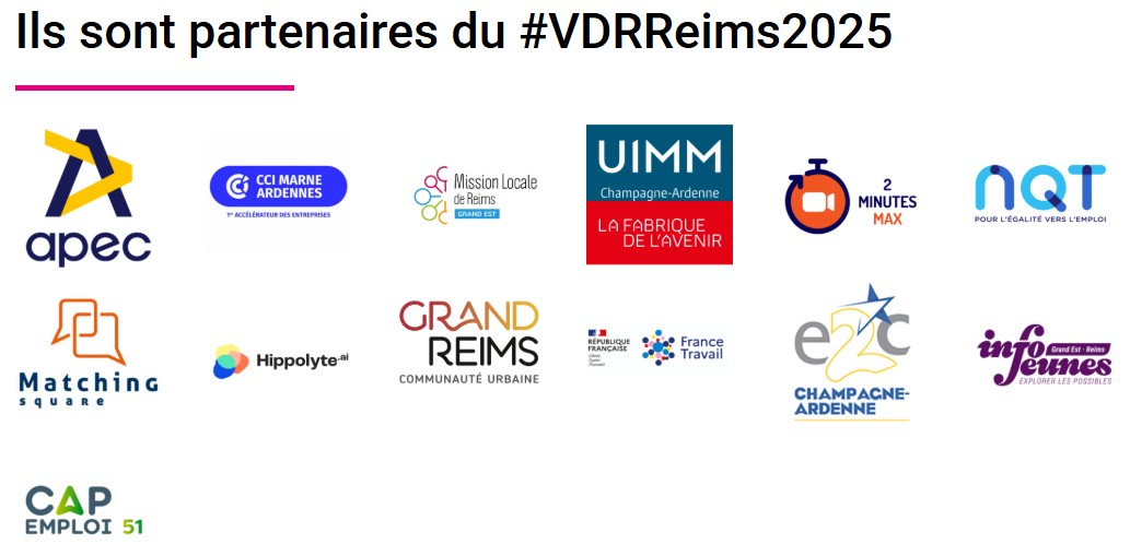 Logo partenaires Village des Recruteurs 2025
