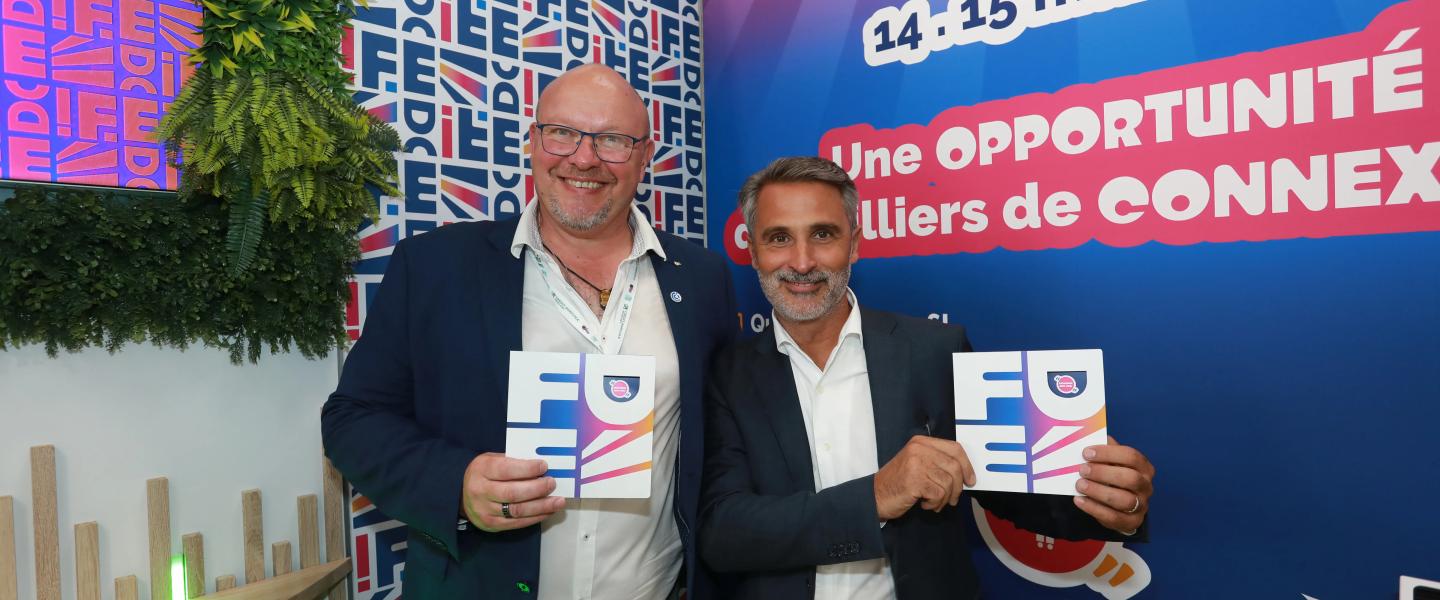 Président de la CCI Marne Ardennes, François Gomariz, et Sylvain Mary, membre du bureau, secrétaire et élu de la CCI Marne Ardennes
